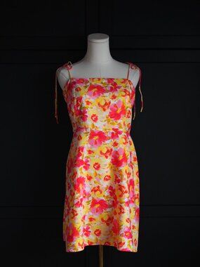 Old Navy | Linen Blend Fit & Flare, Mini Cami Dress